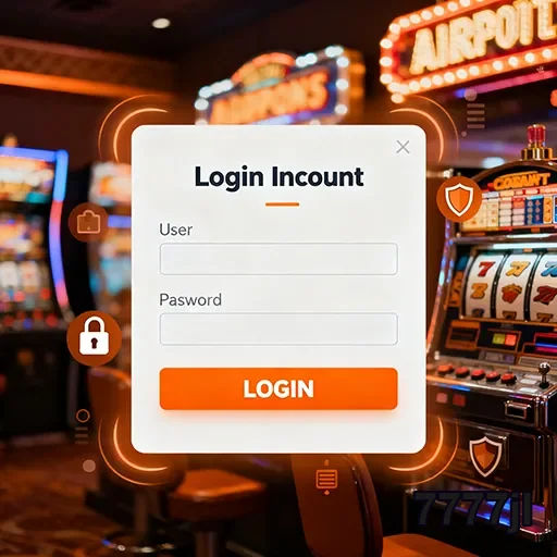User accessing 7777jl casino on mobile device